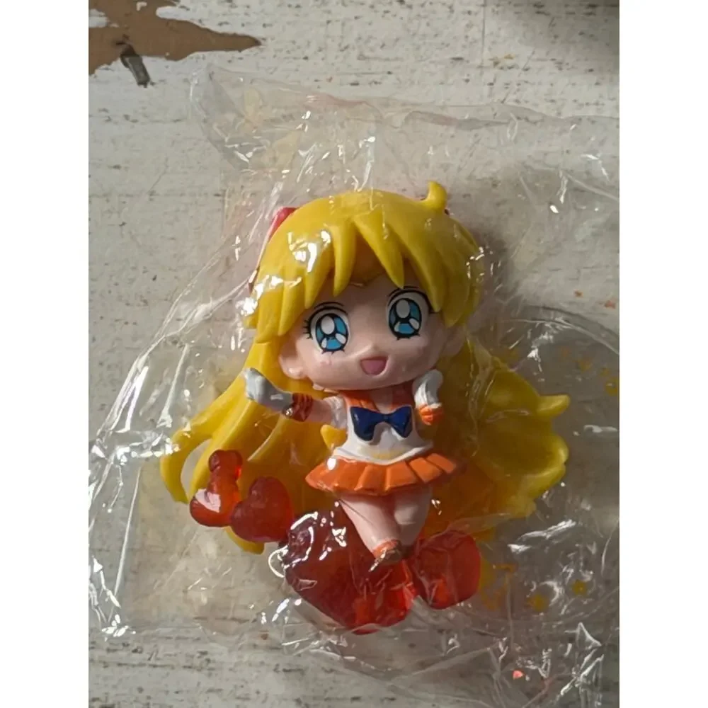 Anime Sailor Moon six piece figurines with stands cake decorations